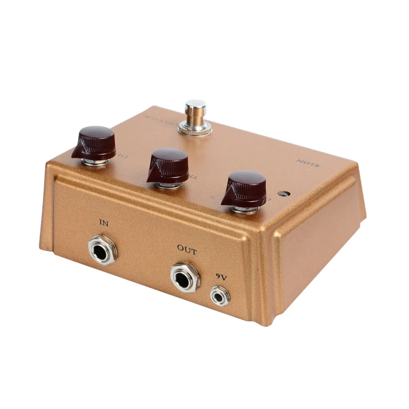 New MINI Hand Made Gold Fx Profesional Overdrive(Same Circuit) Guitar Pedal