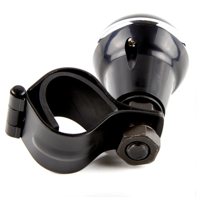 New!WUPP@Black Car Steering Wheel Knob Power Handle ball Knob Easy Turn Safe Driving Hypersonic 3490