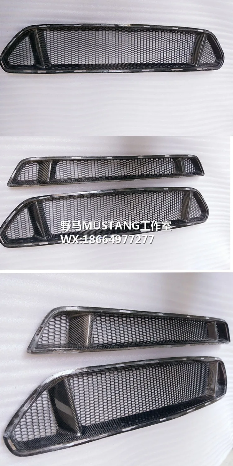 

Front Car Grill Car grille for FORD Mustang 2015-2017 5.0 GT carbon fiber
