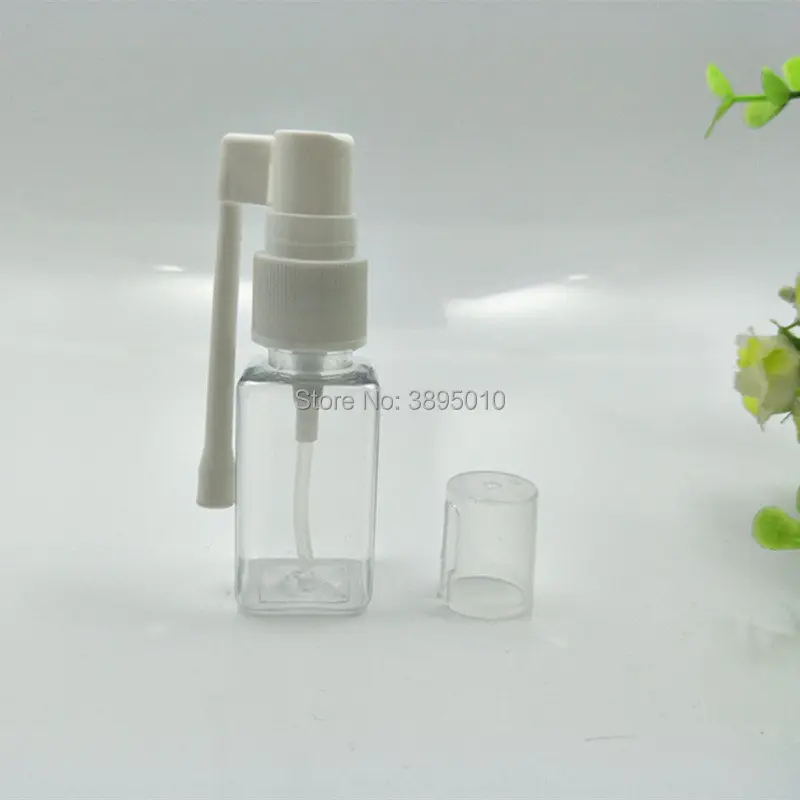 

10ml 20ml square Travel clear Plastic Health Nasal Throat Fine Mist Pump Spray Bottle F1063