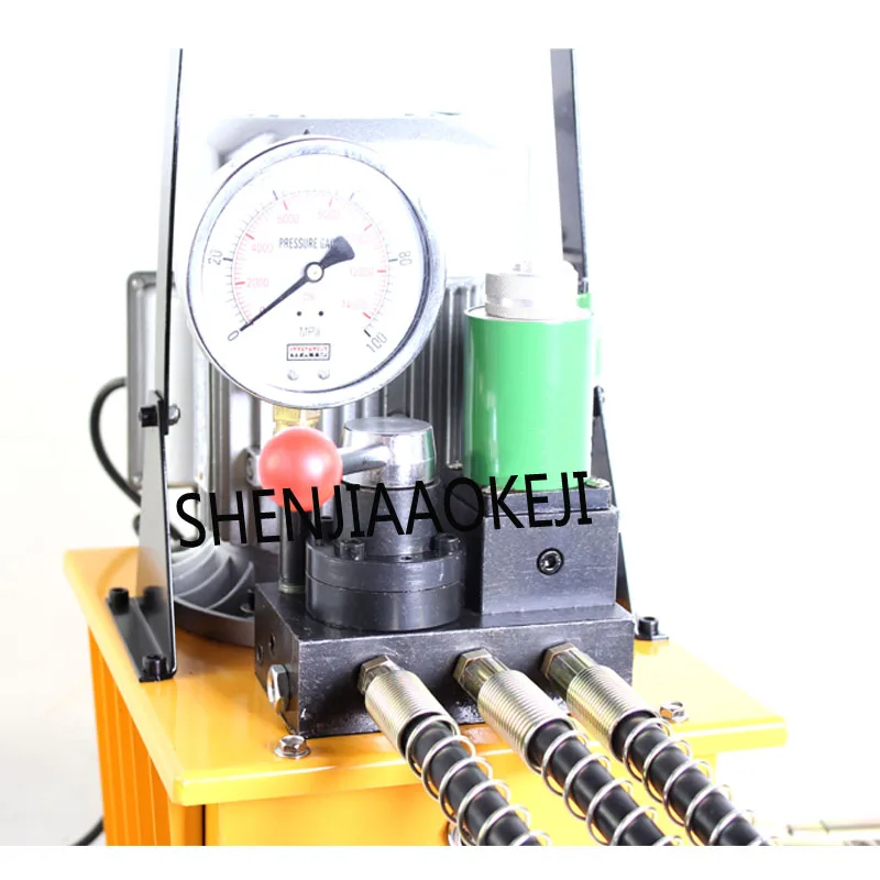 GYB-700AIII Elektryczna pompa hydrauliczna Zawór elektromagnetyczny z trzema obwodami oleju Wysokociśnieniowa pompa oleju hydraulicznego 0.75KW 220V/380V 1PC