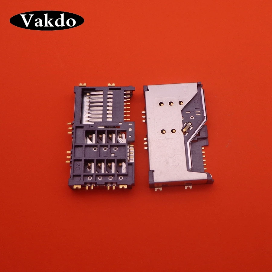 2 Pcs/lot Merek Baru untuk Terbang IQ4403 IQ 4403 IQ4411 4411 SIM Card Reader Konektor Soket Baki Slot Penahan Modul