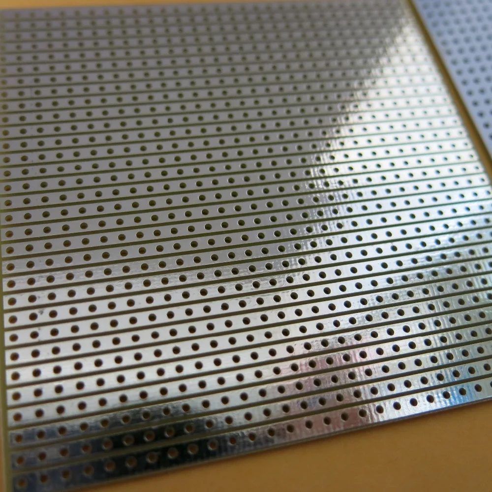3 pcs/lot Single Side 80x80mm 8x8cm Stripboard Veroboard vero Platine circuit board fiberglass prototype print paper breadboard