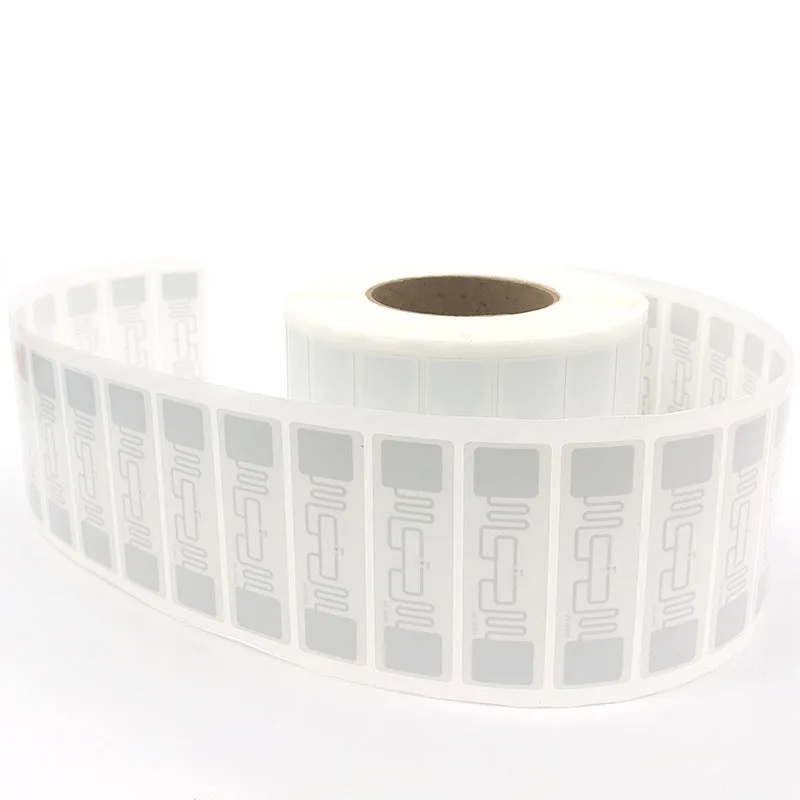 1000pcs UHF RFID Tag AZ 9662 H3 Chip ISO 18000-6C 915MHz Passive RFID UHF Sticker Label Size: 73*23mm Read Range 6m-8m