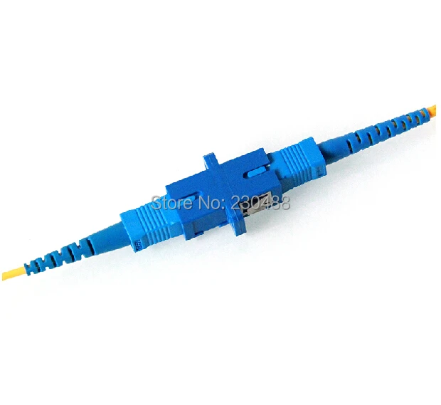 Free Shipping 100pcs/lot SC SM Fiber Optic Adapter SC Flange Coupler SC/UPC Adaptor Fiber Coupler