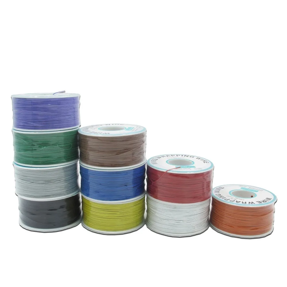 250 meters long electrical wire, wrapping wire high quality 30awg ok line q9 electric cable