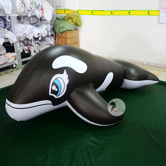 Marine Parks Zoos Decoration Giant Black PVC Inflatable Dolphins -  AliExpress