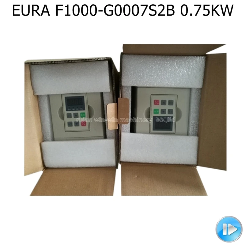 F1000-G0007S2B F1000G0007S2B 0.75KW 220V 4.5A EURA variable frequency inverter price for film blowing machine