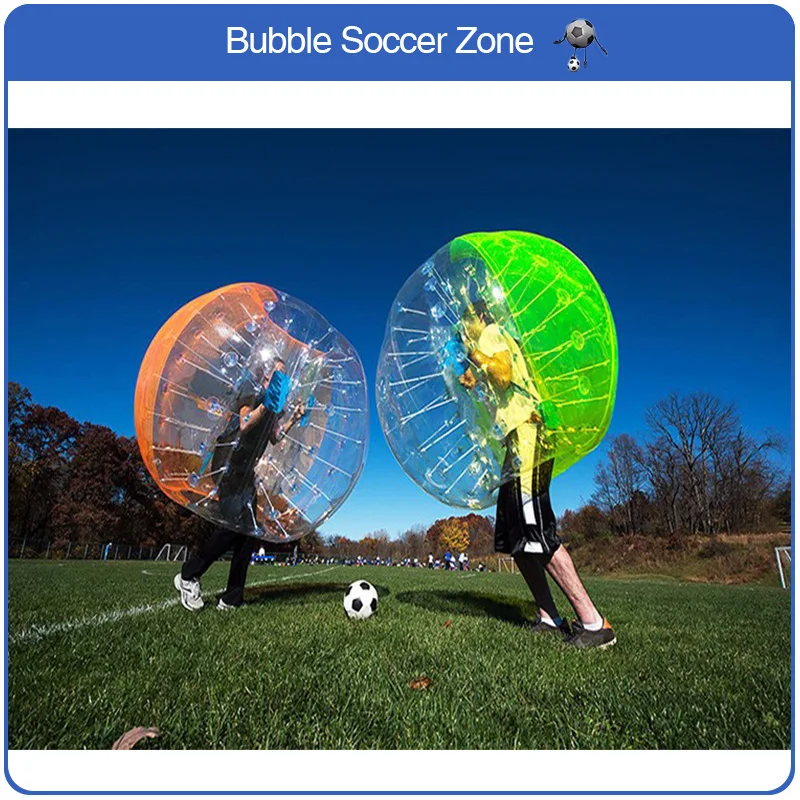 Free Shipping Air Bubble Soccer Ball Human Bubble Balloon Football Soccer Zorb ball Inflatable Bumper Ball Body Bubble Bublle