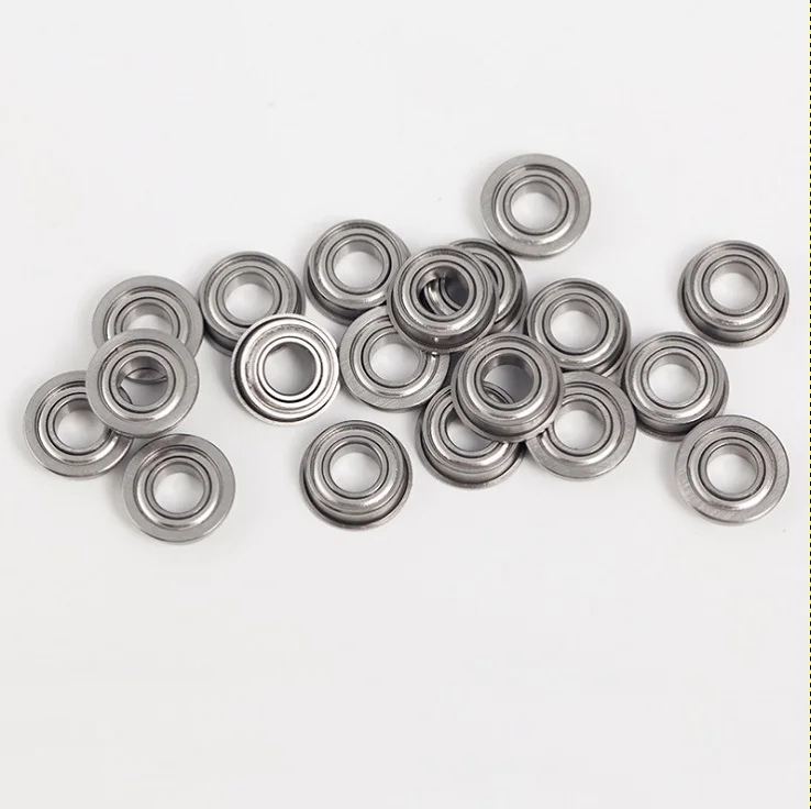 50pcs/lot ABEC-5 SMF85 SMF85ZZ SF675ZZ SF675-ZZ ZZ flange flanged Deep Groove Ball Bearing Stainless Steel 5*8*2.5mm 5x8x2.5mm