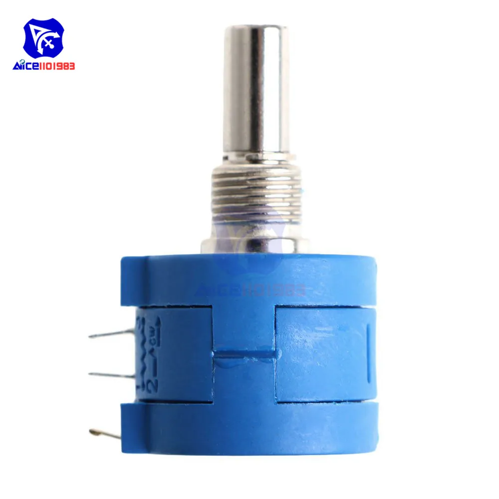 Drahtgewickeltes Potentiometer 3590S 500R 1K 2K 5K 10K 20K 50K 100K Ohm 10-Umdrehungen Lineares Drehpotentiometer – Detail 8