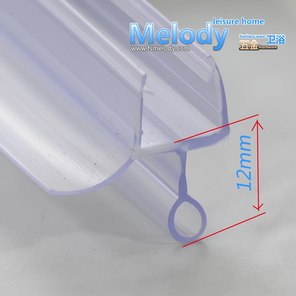 Me-306 Bath Shower Screen Rubber Big Seals waterproof strips glass door seals length:850mm