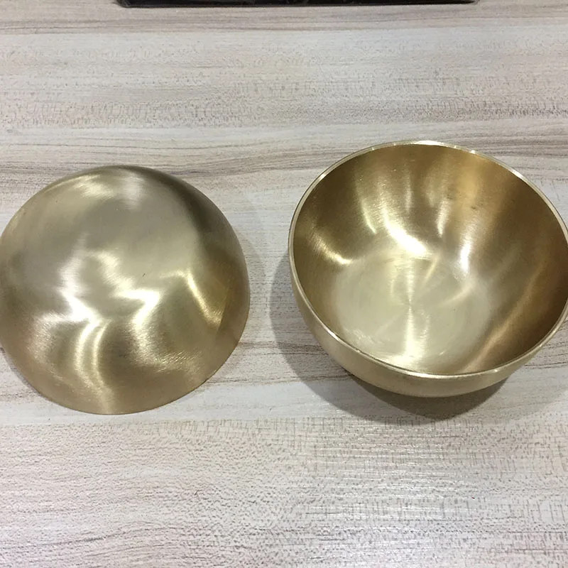 Japanese Copper Singing Bowls with Pillow and Striker, Hand Hammered Chakra Meditation, Buddha Magic