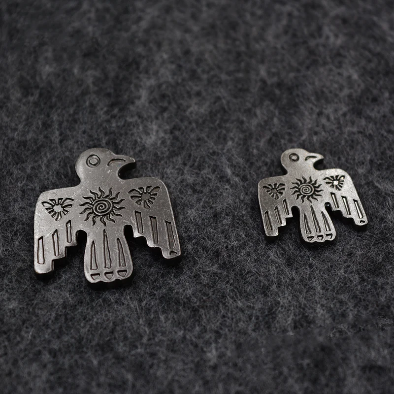 American RR Thunderbird Vintage Brooch Brass Metal Indian Style Sun God US Badge Pin For Denim Clothes Bag Accessories