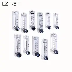 LZT-6T 10-100ml/min Square Panel Type Gas Flowmeter Air Flow Meter rotameter