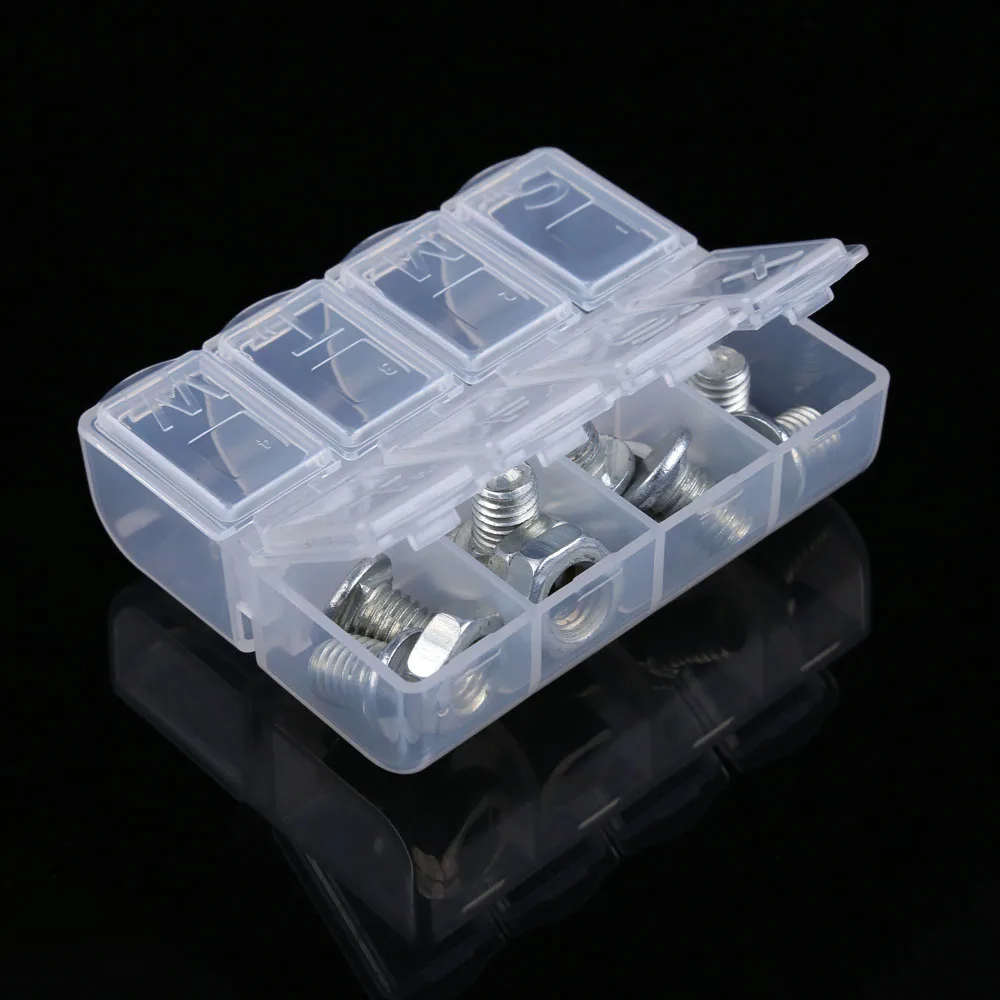 Mini Kotak Alat Plastik Suku Cadang Elektronik Penyimpanan Screw Case Transparan Toolbox Ponsel Alat Perbaikan Outillage