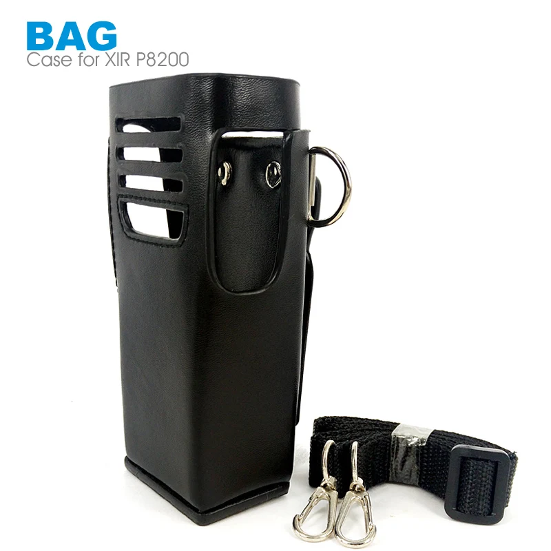 

Leather Protective Sleeve Bag Case for Motorola XIR P8200 P8208 P6500 P6200 GP328D Walkie Talkie Two Way Radio