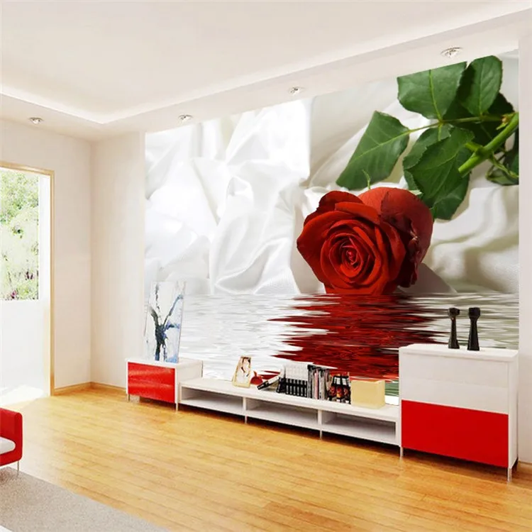 

Custom Photo Wallpaper 3d huge mural red rose papel de parede bedroom sofa tv wallpaper murals wallpaper