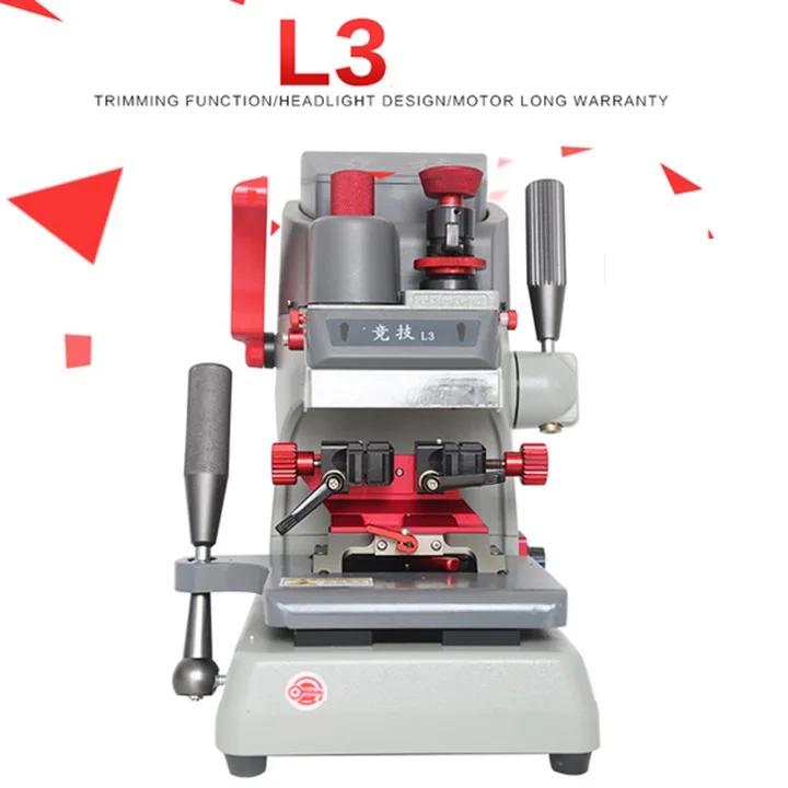 New JingJi L3 Vertical milling machine Universal key Cutting machine For Locksmiths do any key Deplicate