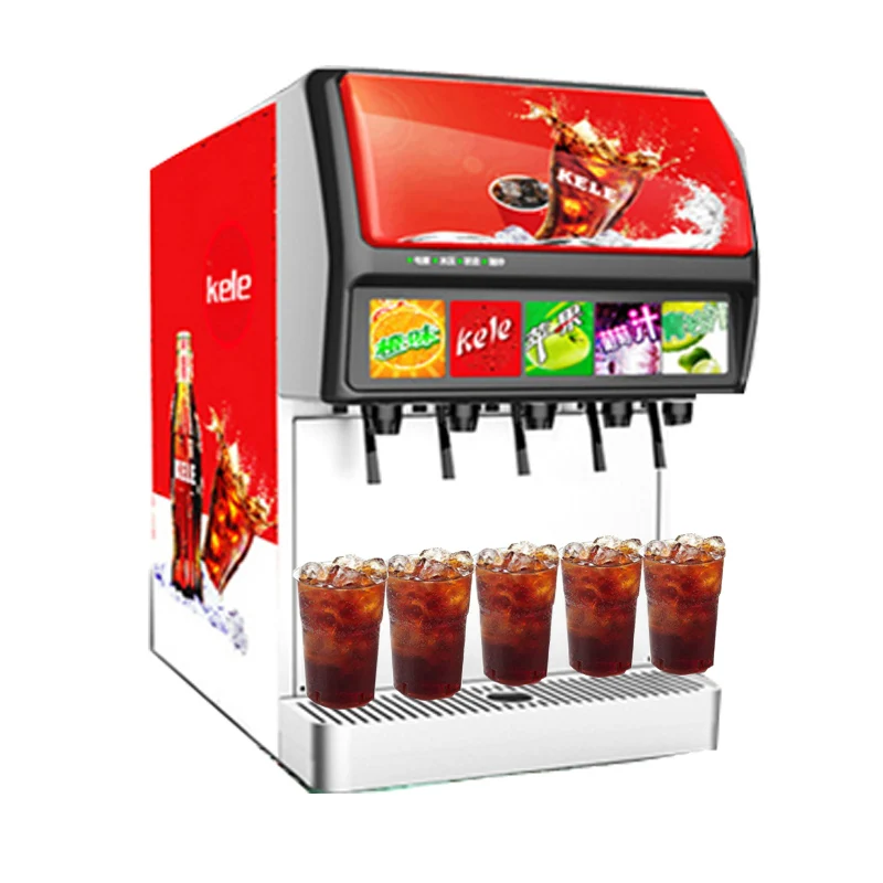 Commercial 5 Dispenser Cola Making Machine Automatic Electric Cola Carbonated Drink Maker Machine