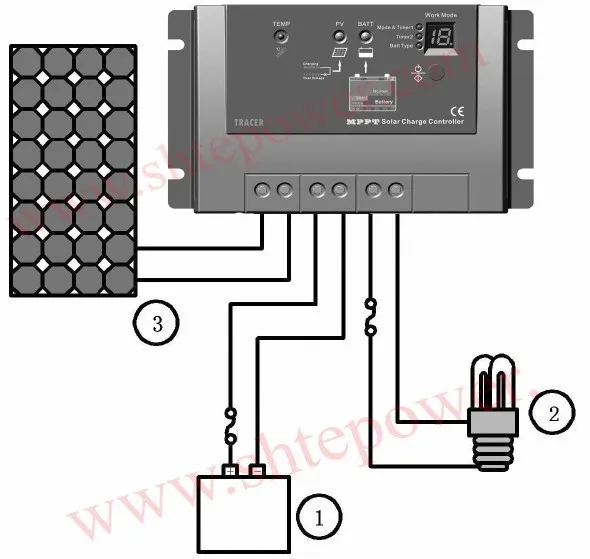 Imagem -05 - Mppt Controlador de Carga Solar Tracer 4210rn com Mt5 Medidor Remoto 40 Ampères 100vdc Mppt Reguladores Solares Fotovoltaicos Casa 40a