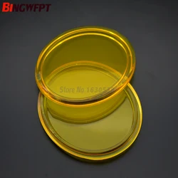 2pcs Oval 103X90mm Fog Lamps Yellow Tempered Glass Anti-fog Glass For Renault CLIO 2/3 LAGUNA MODUS ESPACE 4 GRAND MODUS WIND