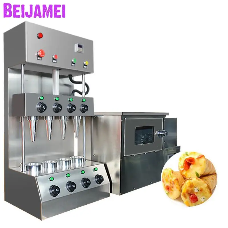 

BEIJAMEI stainless steel commercial pizza cone making machine electric pizza oven and pizza cone machine price