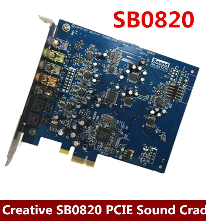 

Original disassemble,For Creative SB0820 Sound Blaster X-Fi Xtreme Audio PCI-E Sound Card,100% working good