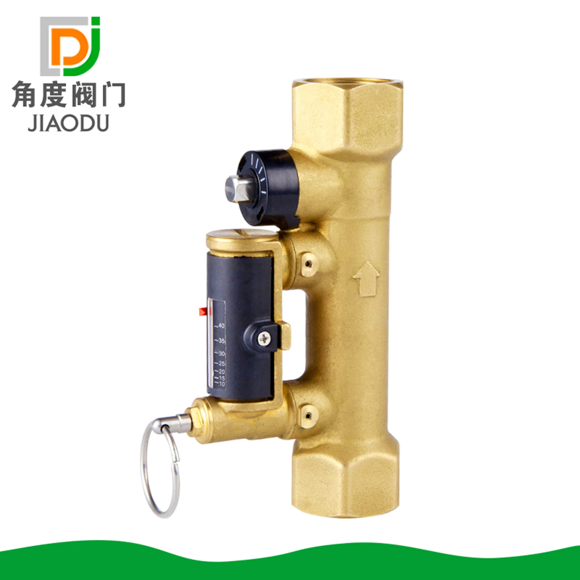 Factory direct sales heating system with air conditioning visual flow control balance valve integrated valve