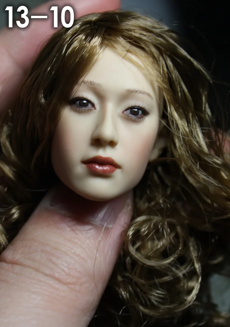 1/6 scale female head shape for 12