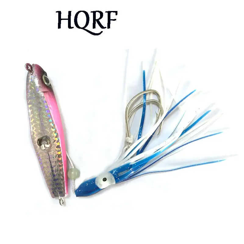 Deep-Water Jig Fishing Lure Free Shipping, 40G, 60G, 80G, 100G, 150G, 2Pcs/ Lot