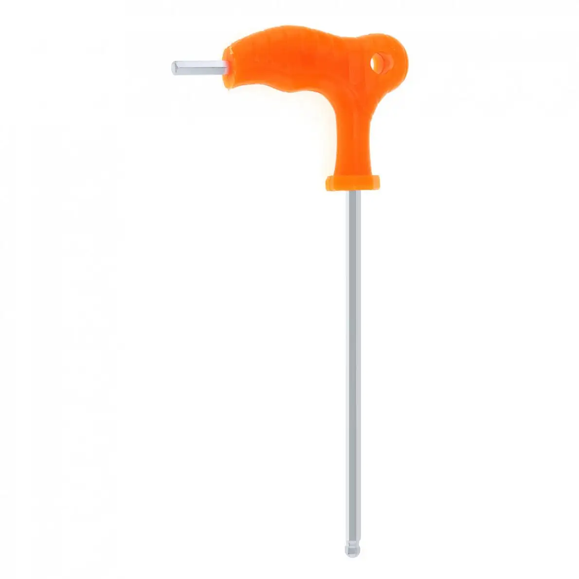 Llave Allen de Muleta tipo T de 4mm con cabeza de bola y mango de plástico para el hogar/oficina/sitio