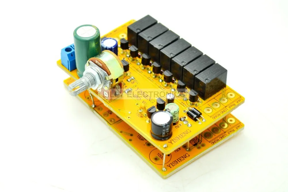 YS HIFI 4-Channel Relay Volume Control Board Potentiometer ALPS AC12V-18V