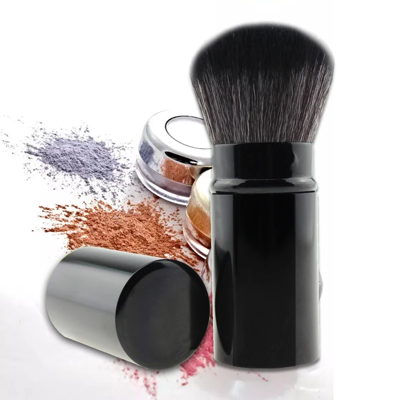 Black Powder Blush Brush Foundation Make Up Brush Tool Professional Makeup brush Cosmetics Telescopic Design