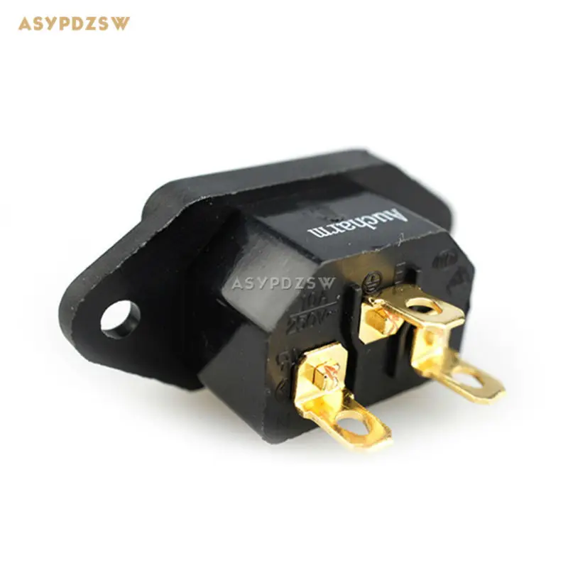 Aucharm IEC 4N viola rame placcato oro 10A/250V HIFI REC presa di corrente alternata