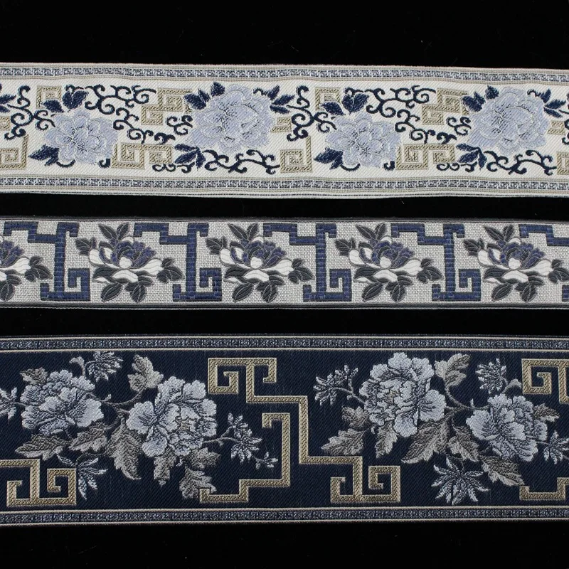 2 metri/lotto Ricamato Nazionale Nastri e Fettucce FAI DA TE handmad cucito Nastro Divano Tenda Tappeto decorativo Imbottito panche accessorio