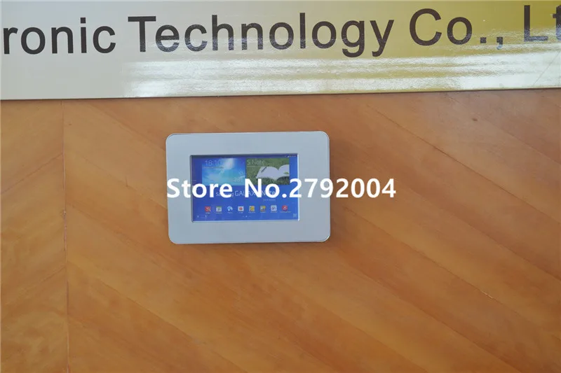 Pendure a parede, suporte samsung tablet pc de 10.1 polegadas, o maior suporte pode ser personalizado para colocar 12.2 polegadas lisas