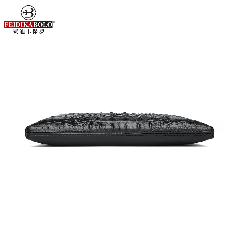 Feidikabolo Genuine Leather Men's Wallets Cow Leather Clutch Fashion Casual Male Envelope Bag Large Capacity Men Business Purses