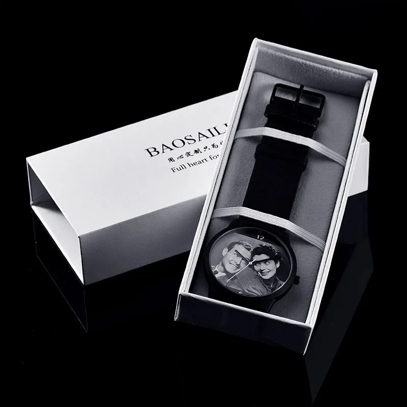 New Design White Paper Box Custom Design Print Your Own Logo Gift Case Customized Watch Packing Box