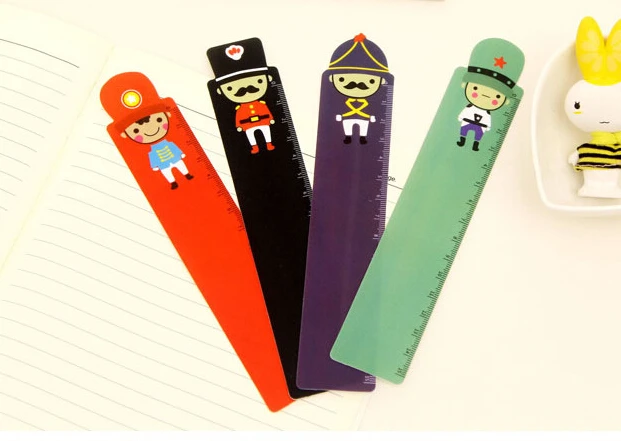 

Cute Kawaii Soldier Plastic Bendable Ruler Measuring Straight Ruler Tool Promotional Gift Stationery office school supplie