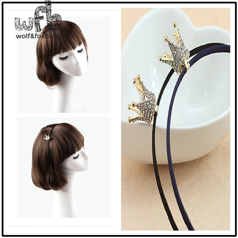 Retail Kids children fashion blingbling crown decoration Hair Accessories hair clasp hairwear new 2014