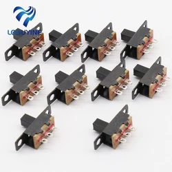 Hot 20pcs 5V 0.3A Mini Size Black SPDT Slide Switch for Small DIY Power