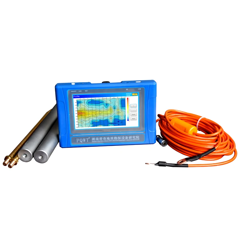 PQWT TC500 underground water detector 500 meter High Accuracy Automatically Mapping Long Range Underground Water Detector