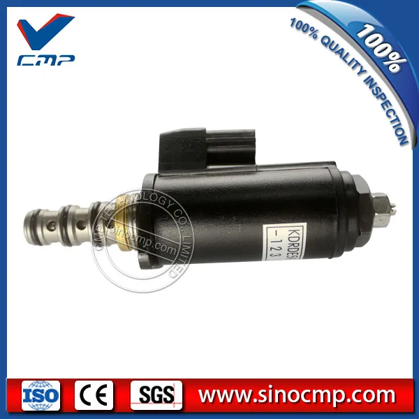 Excavator solenoid valve YB35V00052F3 KDRDE5K-31/30C50-123 for Kobelco SK210-8