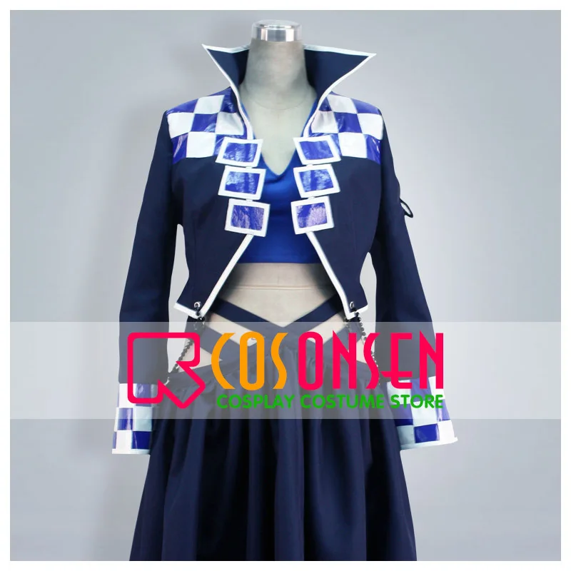 

COSPLAYONSEN Brave 10 Unno Rokuro Cosplay Costume Blue Color Set All Size