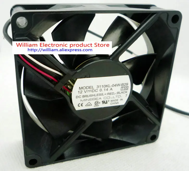 

New Original NMB 80*80*25MM 12v 0.14a 3110kl-04w-b29 Tachometer Signal cooling fan