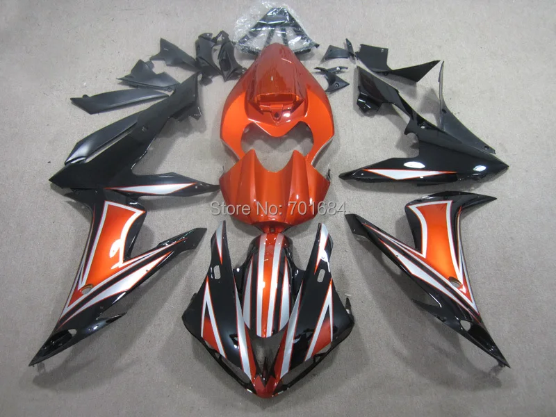 Hot  Motorcycle UV Paint Full Fairing Kits Bodywork Fairing Injection Mold For Yamaha YZF R1 2004-2006 05 06 (2) [CK1213]