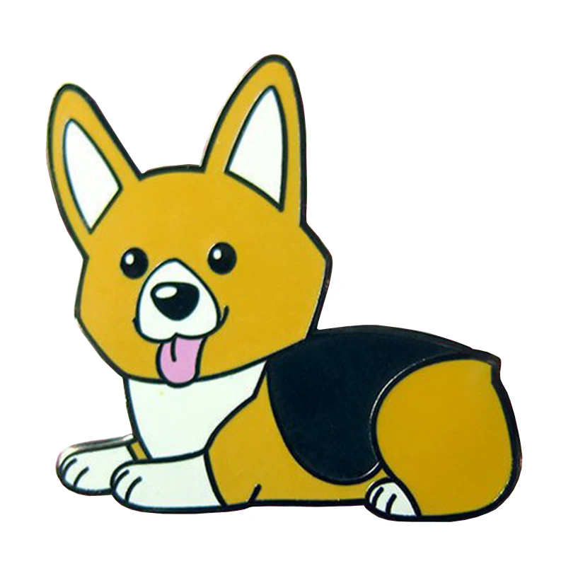 Sophie the corgi Enamel pin badge