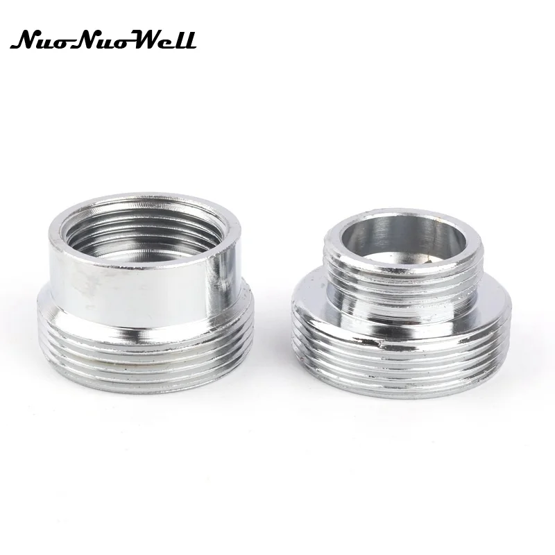 2PCS Stainless Steel Male M22 to M16 Thread Connector Faucet Fittings Water Tap Adapter  Water Purifier Accessory Bubbler Joints