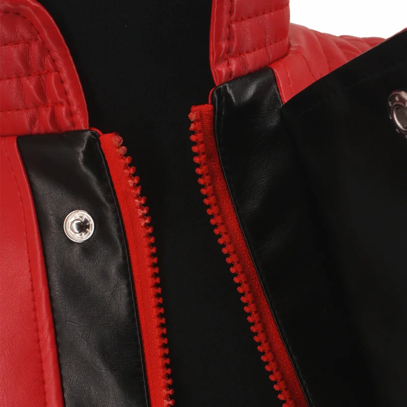 MJ Michael Jackson Jacket in Thriller MTV Red England Retro Leather Collection Outwear